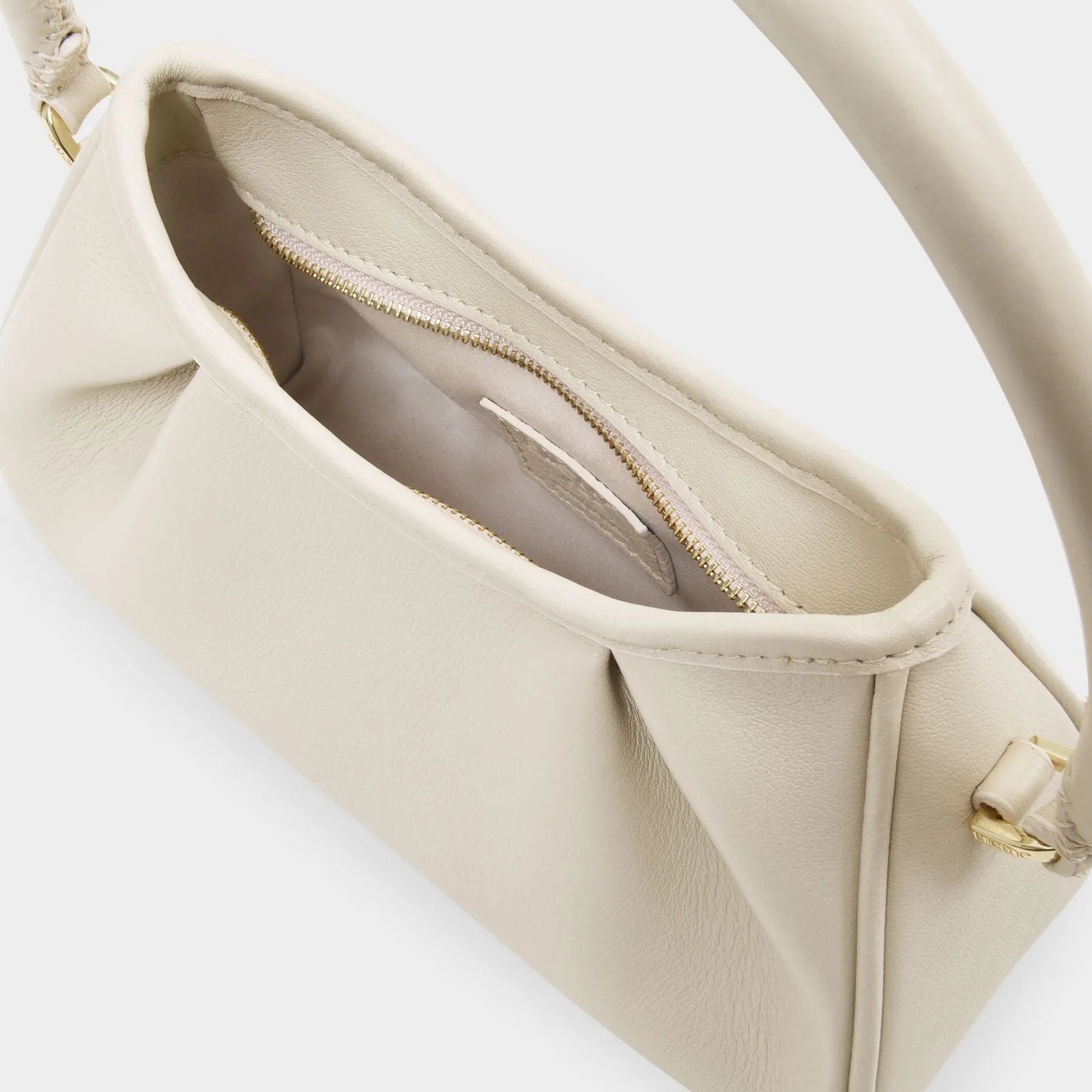 Elleme  Small Dimple Bag in Beige Leather