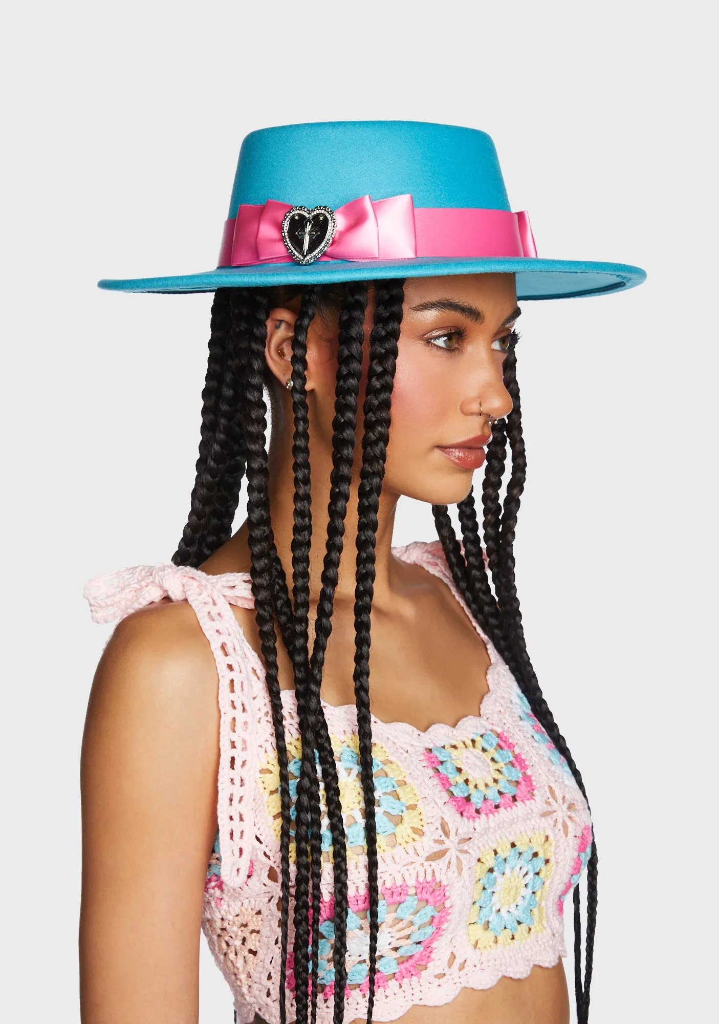 Embracing Whimsy Wide Brim Hat-