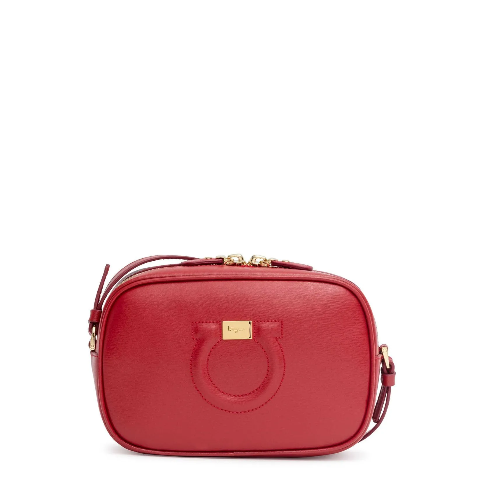 Ferragamo Gancio City red cross body bag