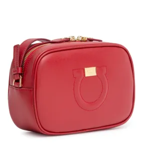 Ferragamo Gancio City red cross body bag