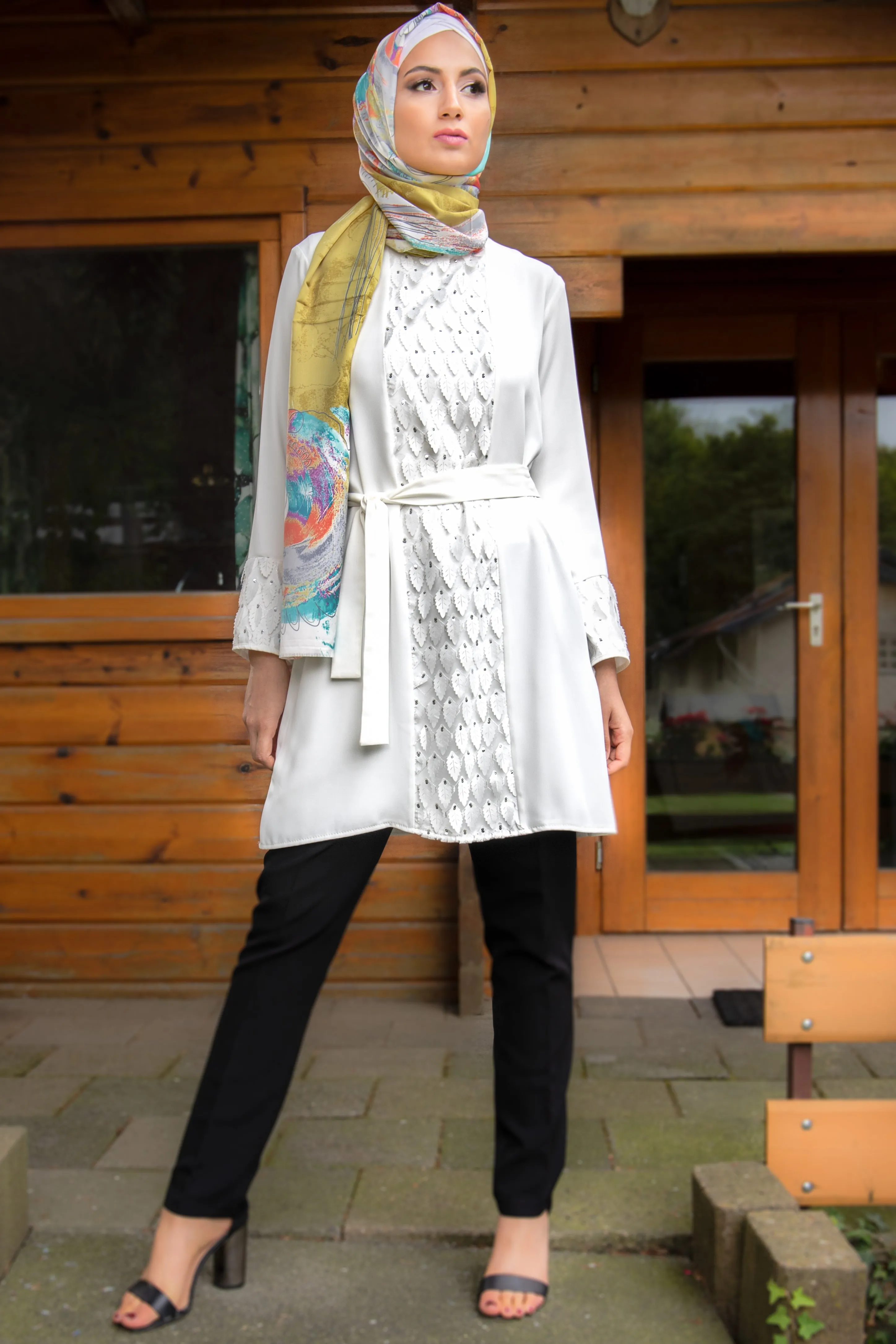 Formal Elegant Tunic | White Color