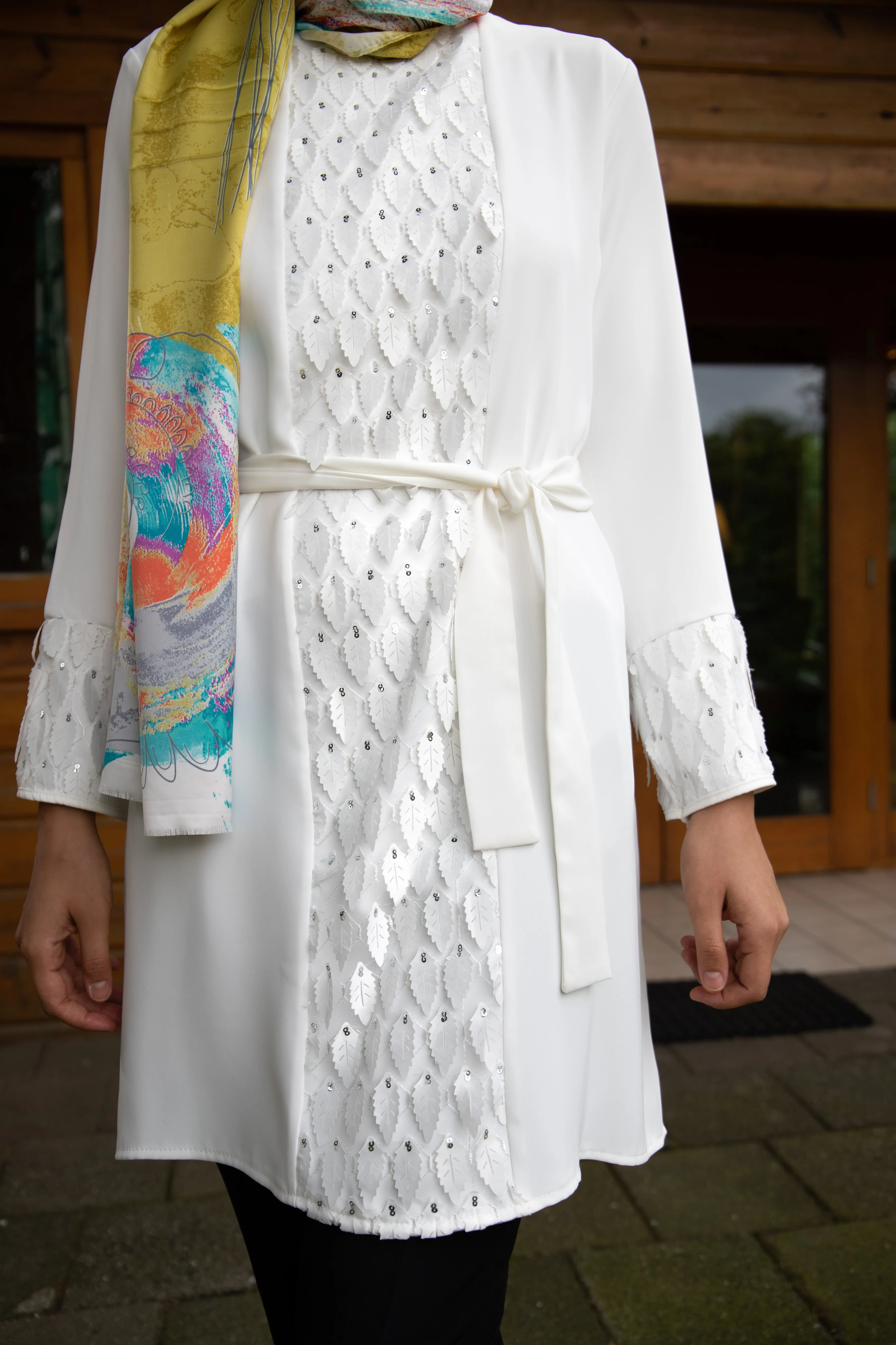 Formal Elegant Tunic | White Color