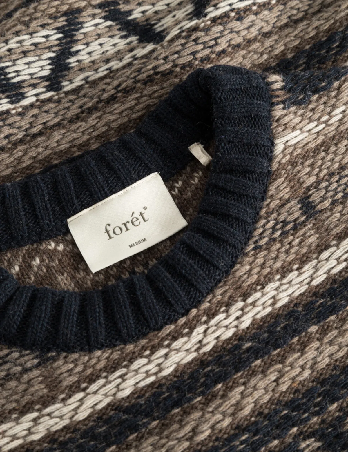 Fort Cone Jacquard Vest - Navy