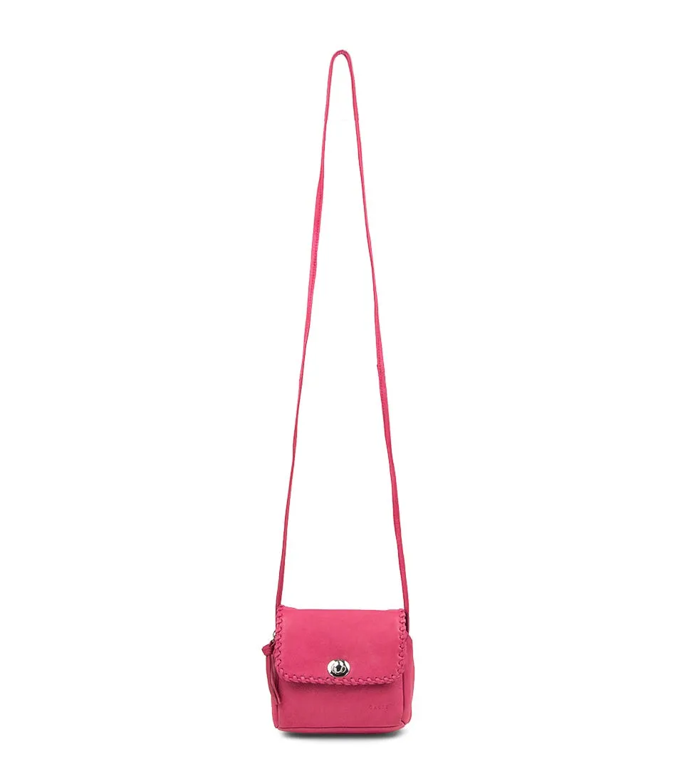 GABEE Tyla Fuchsia Leather Bag