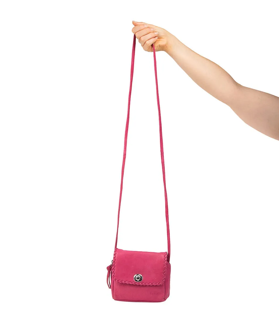 GABEE Tyla Fuchsia Leather Bag