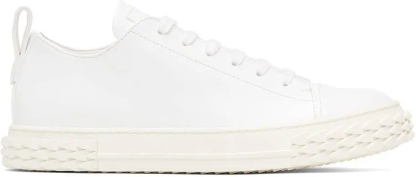 Giuseppe Zanotti White Blabber Sneakers