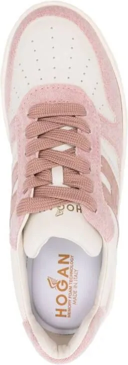 Hogan H630 panelled sneakers Pink