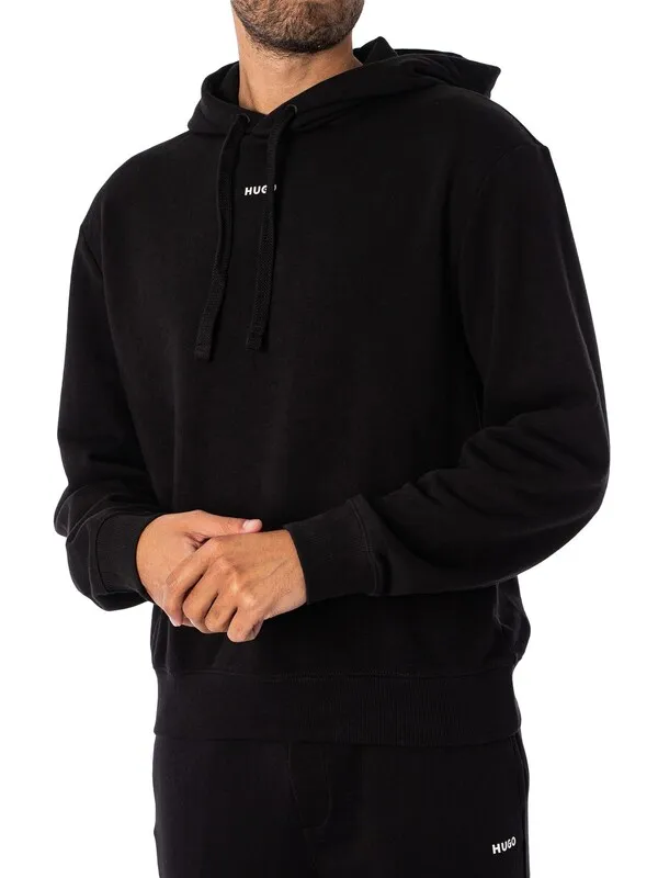 HUGO Dapo Dayote Hooded Tracksuit - Black