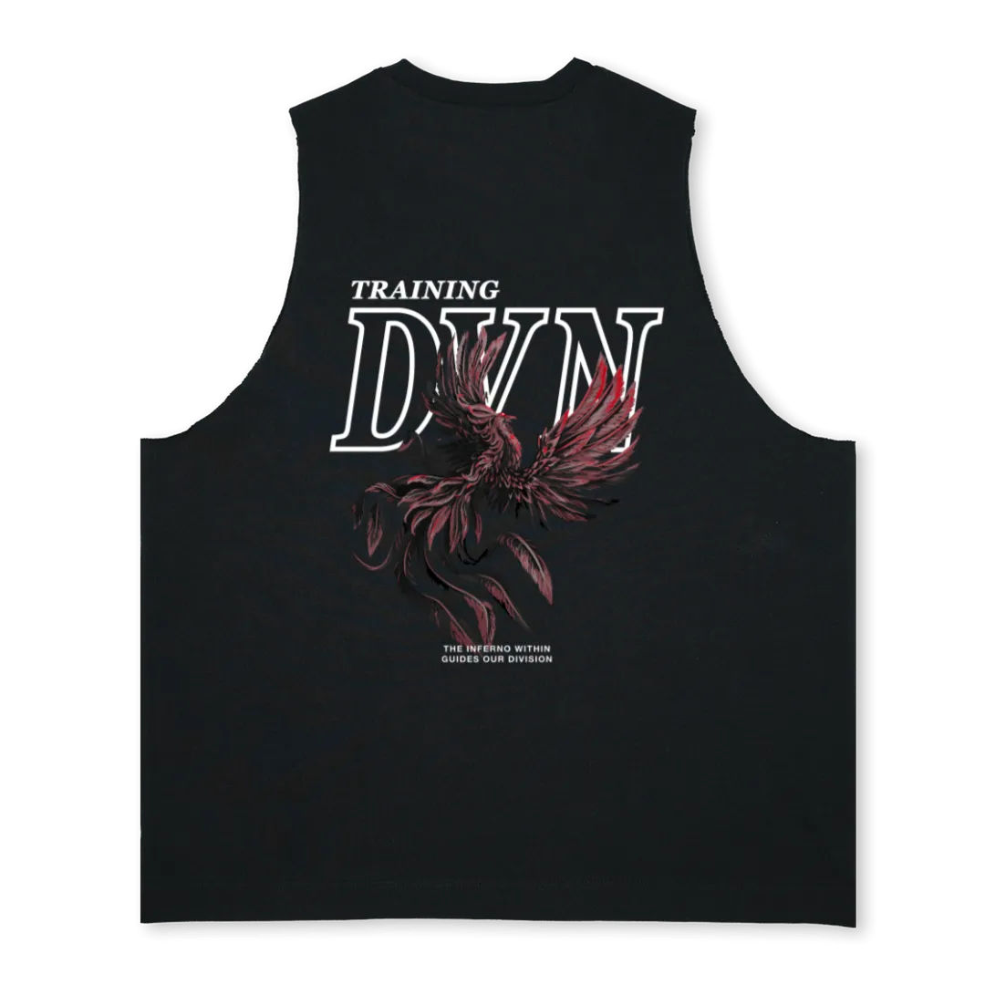 INFERNODVN Deep Black Oversized Vest.