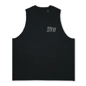 INFERNODVN Deep Black Oversized Vest.