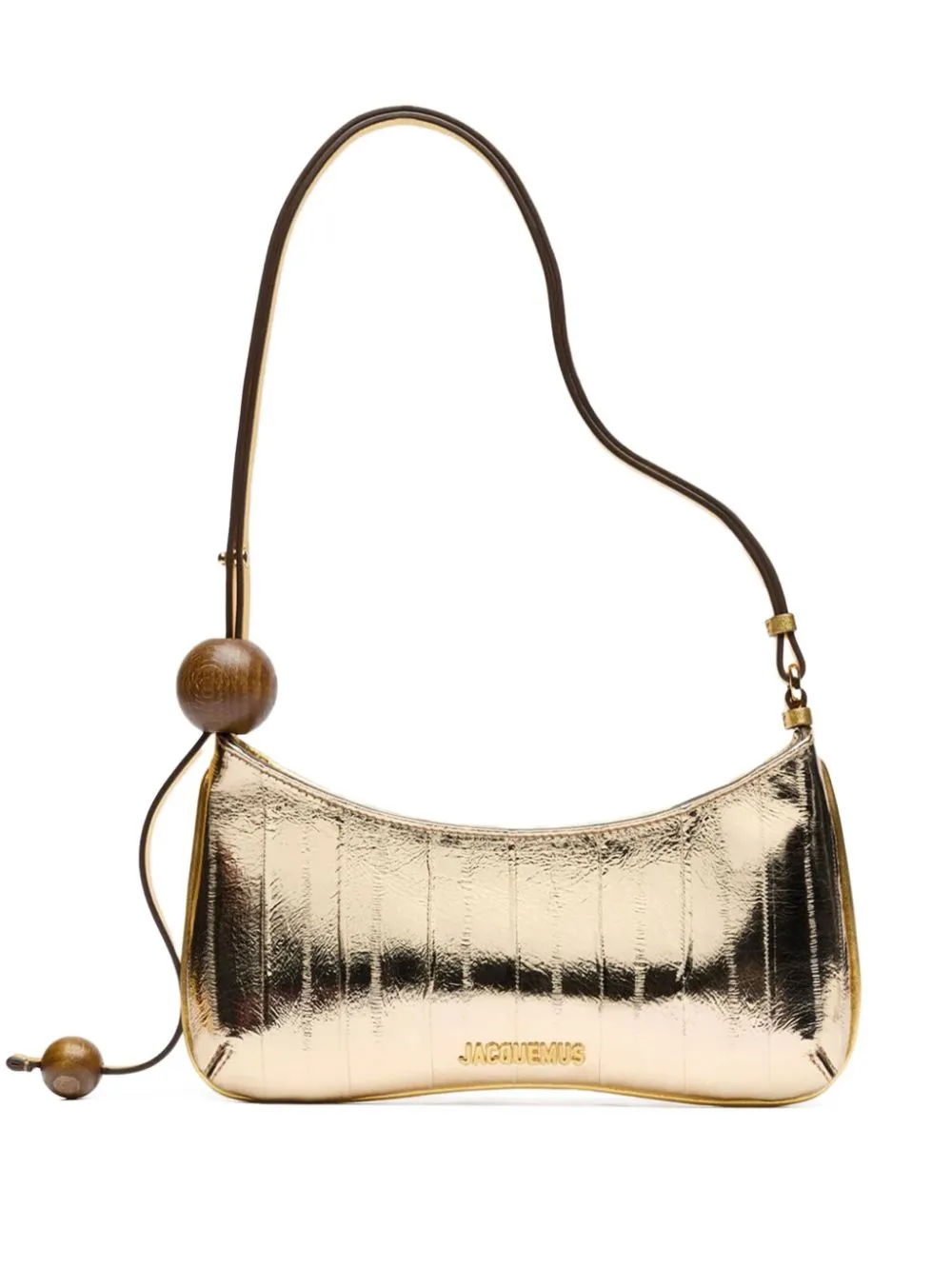 Jacquemus Le Bisou Perle shoulder bag - Gold