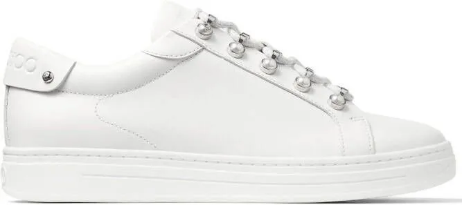 Jimmy Choo Antibes pearl-embellished sneakers White