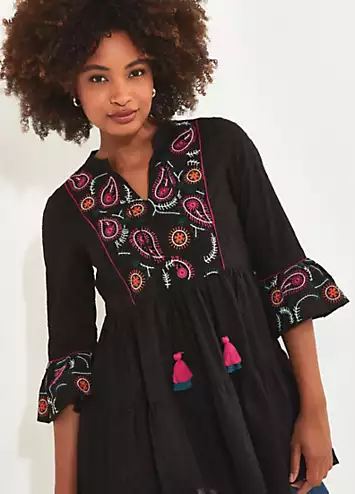 Joe Browns Embroidered Festival Tunic | Kaleidoscope