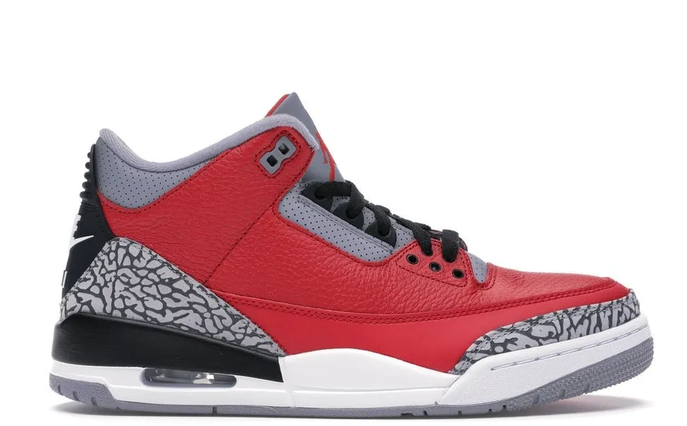 Jordan 3 Retro Fire Red Cement (Nike Chi)