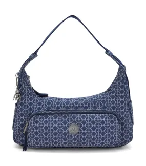 Karis S Shoulder Bag Signature Denim