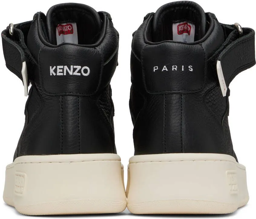 Kenzo Black Paris Hoops Sneakers