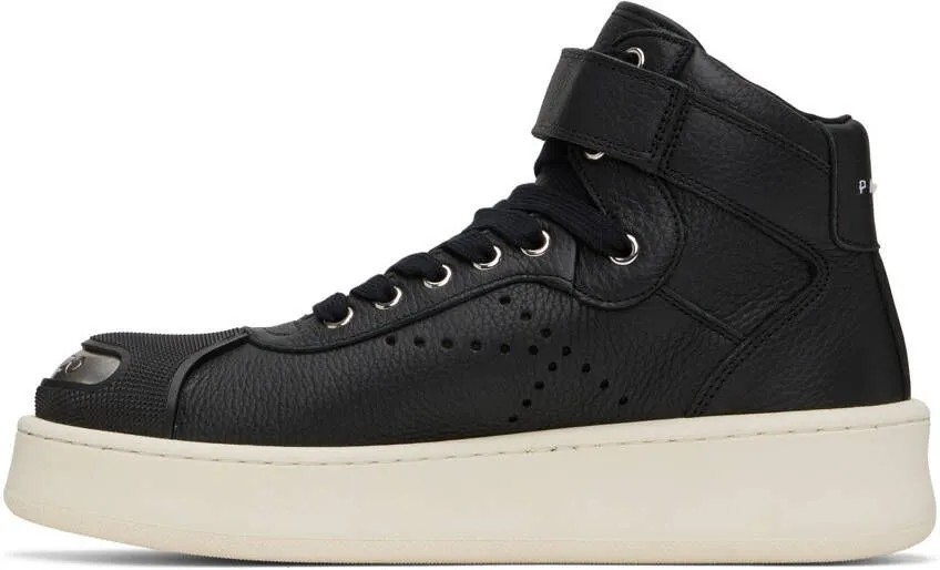 Kenzo Black Paris Hoops Sneakers