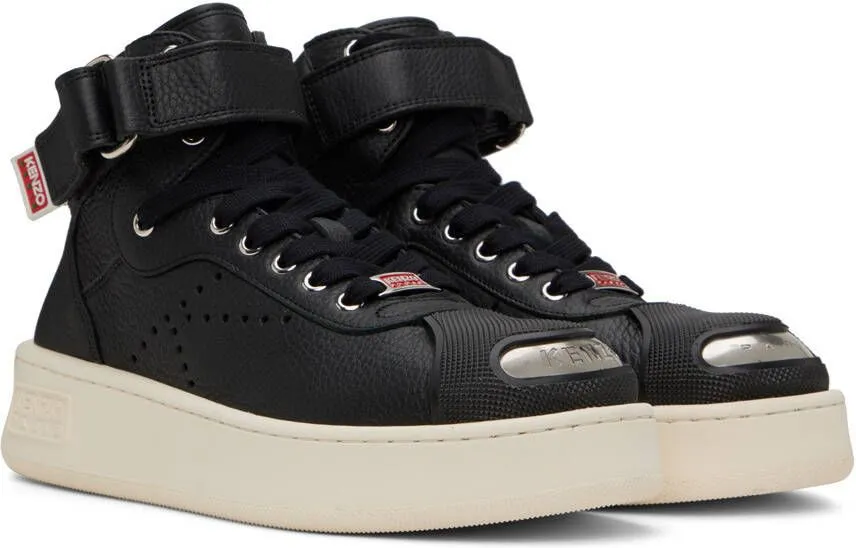 Kenzo Black Paris Hoops Sneakers