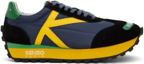 Kenzo Navy Paris Smile Sneakers