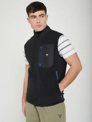 Kindred Navy Fleece Gilet | Men | George at ASDA