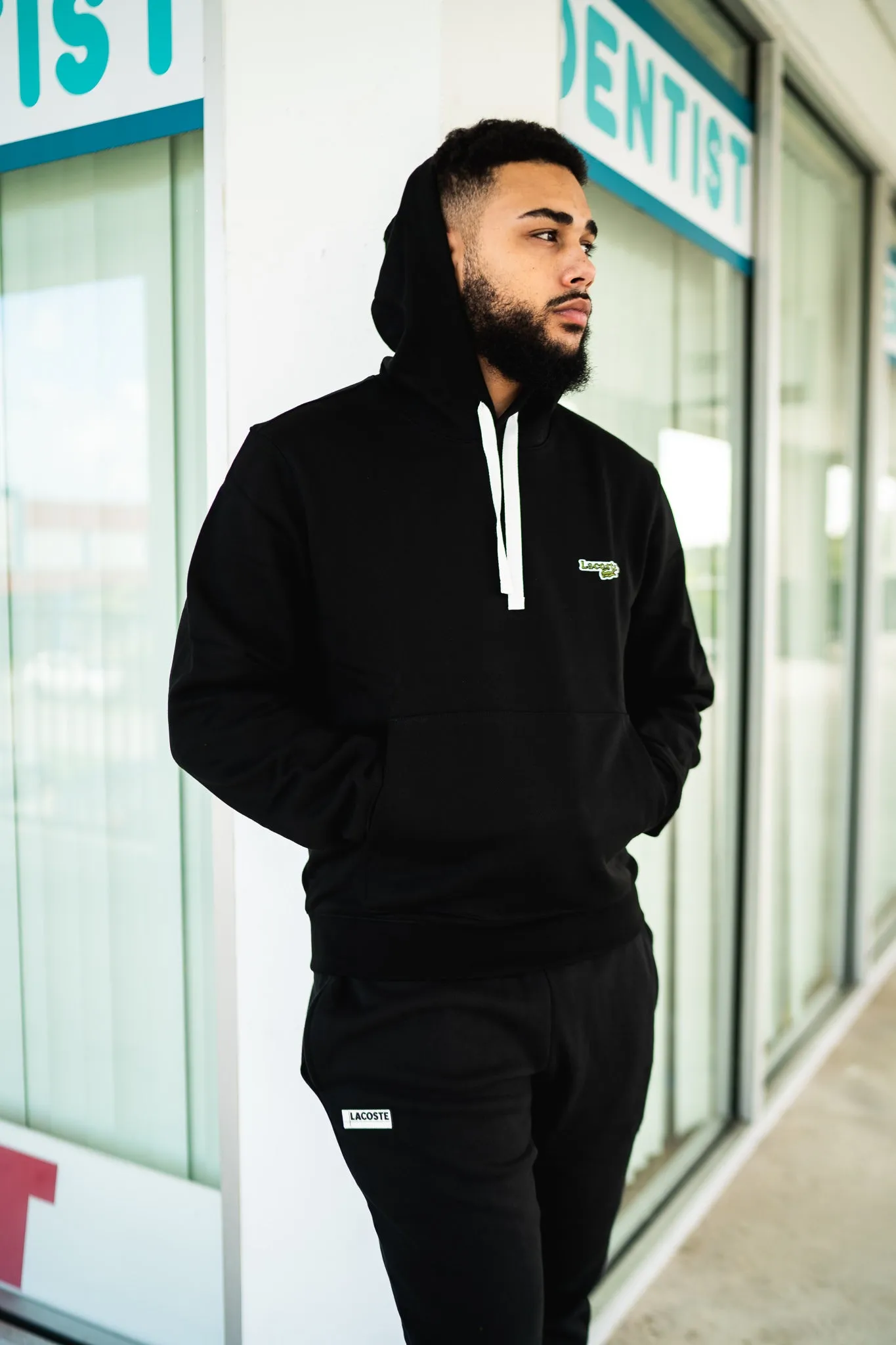 Lacoste Hoodie (Black)