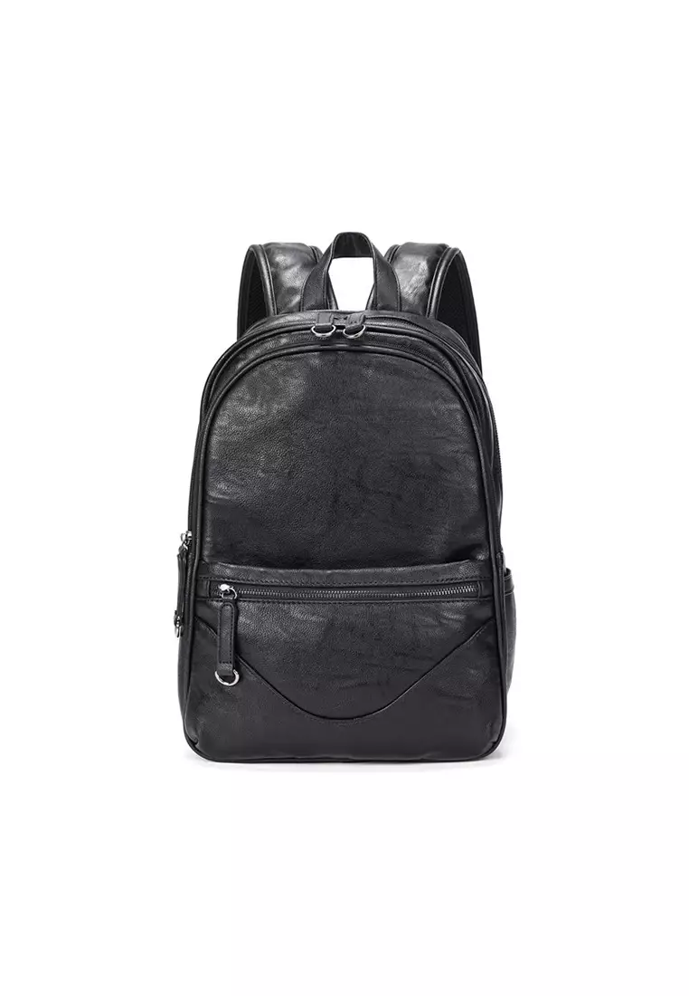 Lara Multi Pocket Laptop Backpack - Black