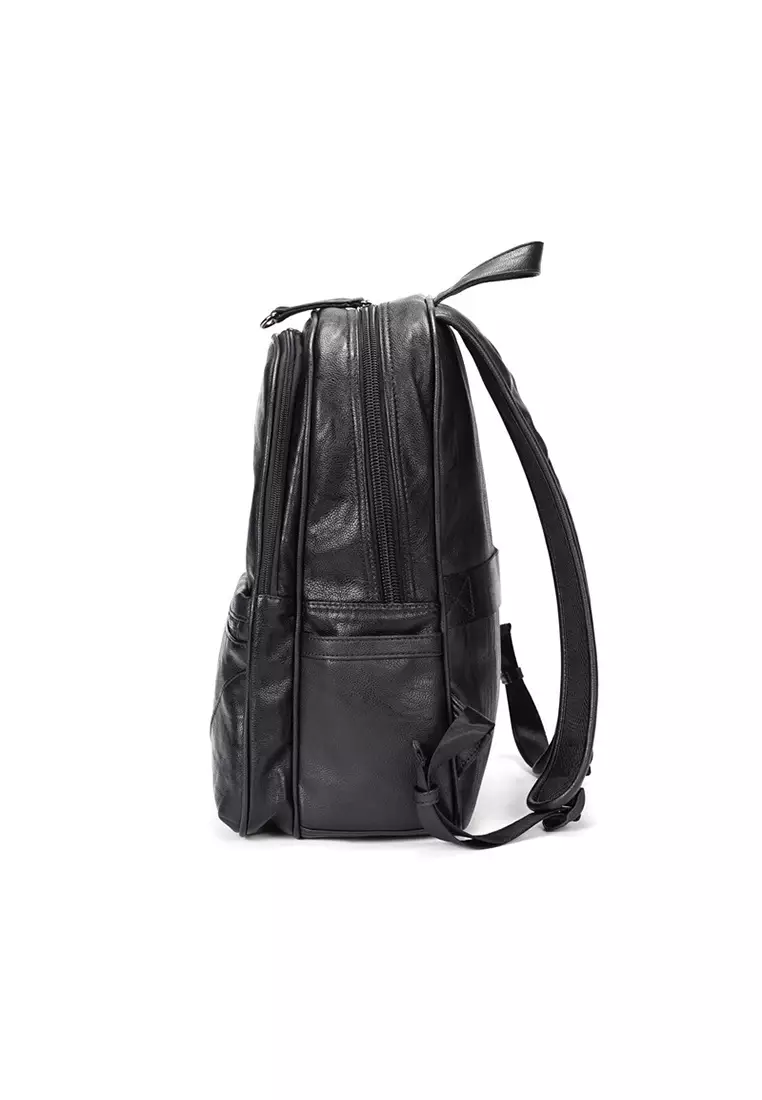 Lara Multi Pocket Laptop Backpack - Black