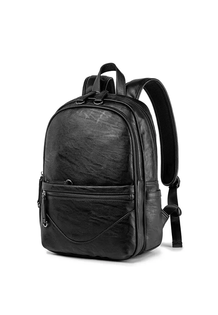 Lara Multi Pocket Laptop Backpack - Black