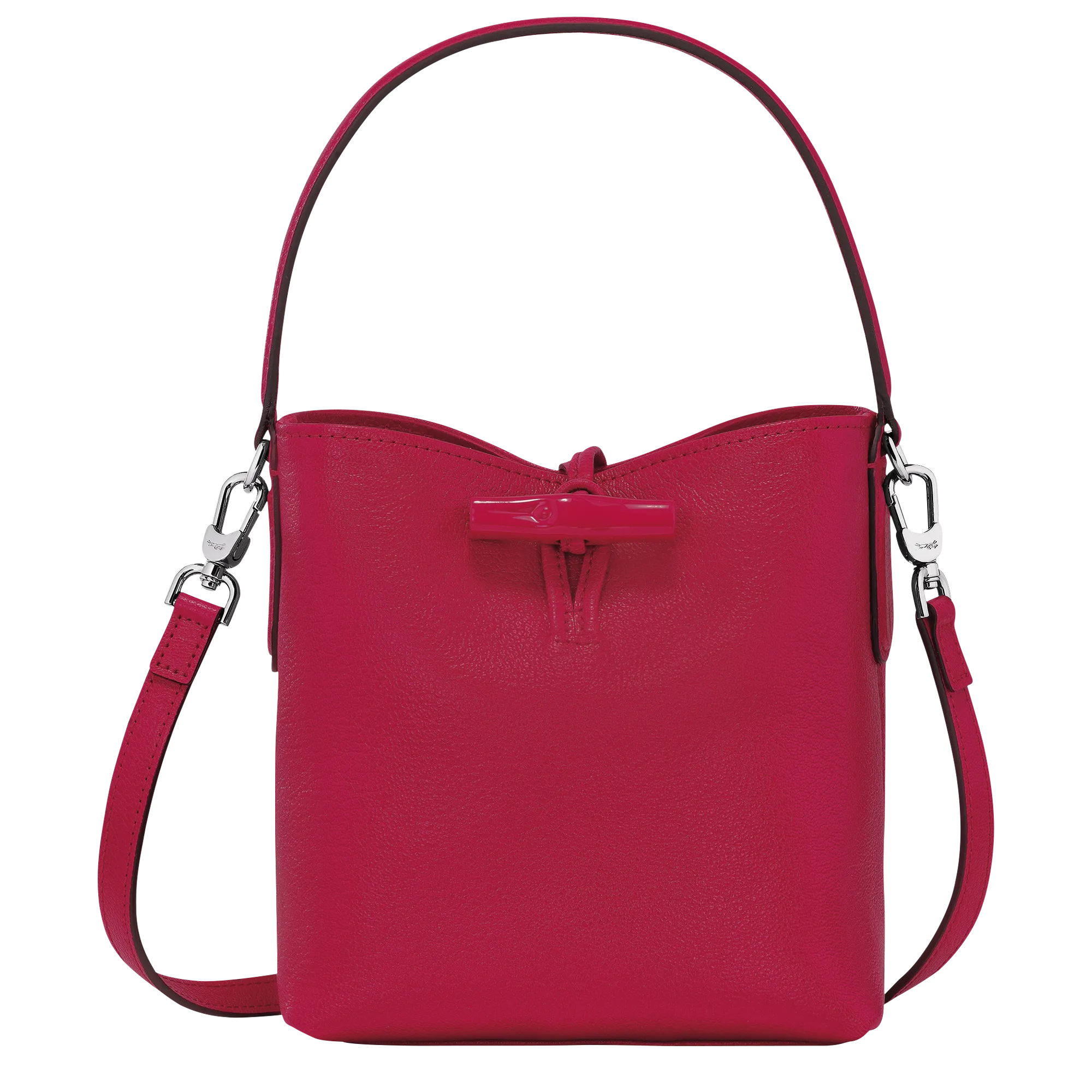 Le Roseau XS Bucket bag Magenta - Leather