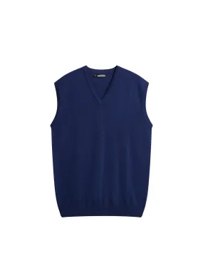 Liam Knitted Vest / Estate Blue