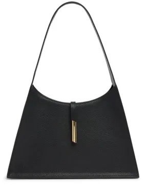 Little Liffner   Pointy grain leather shoulder bag 