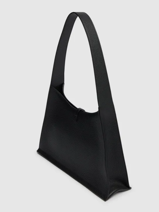 Little Liffner   Pointy grain leather shoulder bag 