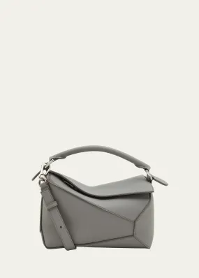 Loewe Puzzle Edge Small Top-Handle Bag in Soft Grained Leather