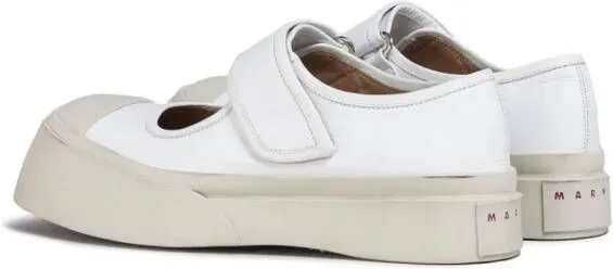 Marni leather Mary Jane sneakers White