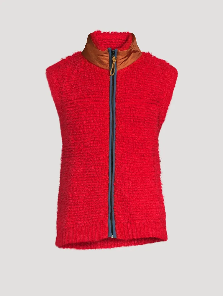 MARNI Wool-Blend Zip Vest