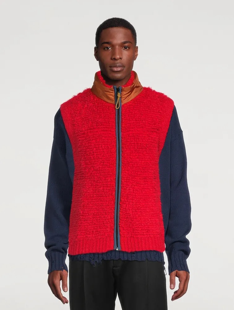 MARNI Wool-Blend Zip Vest