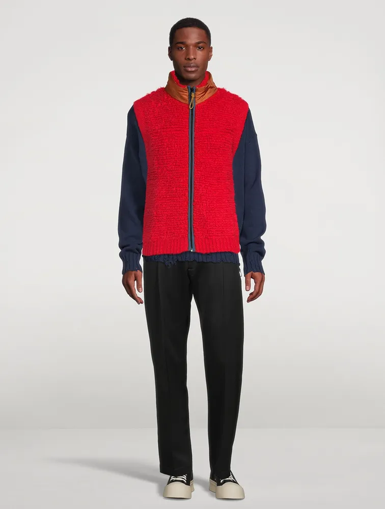 MARNI Wool-Blend Zip Vest