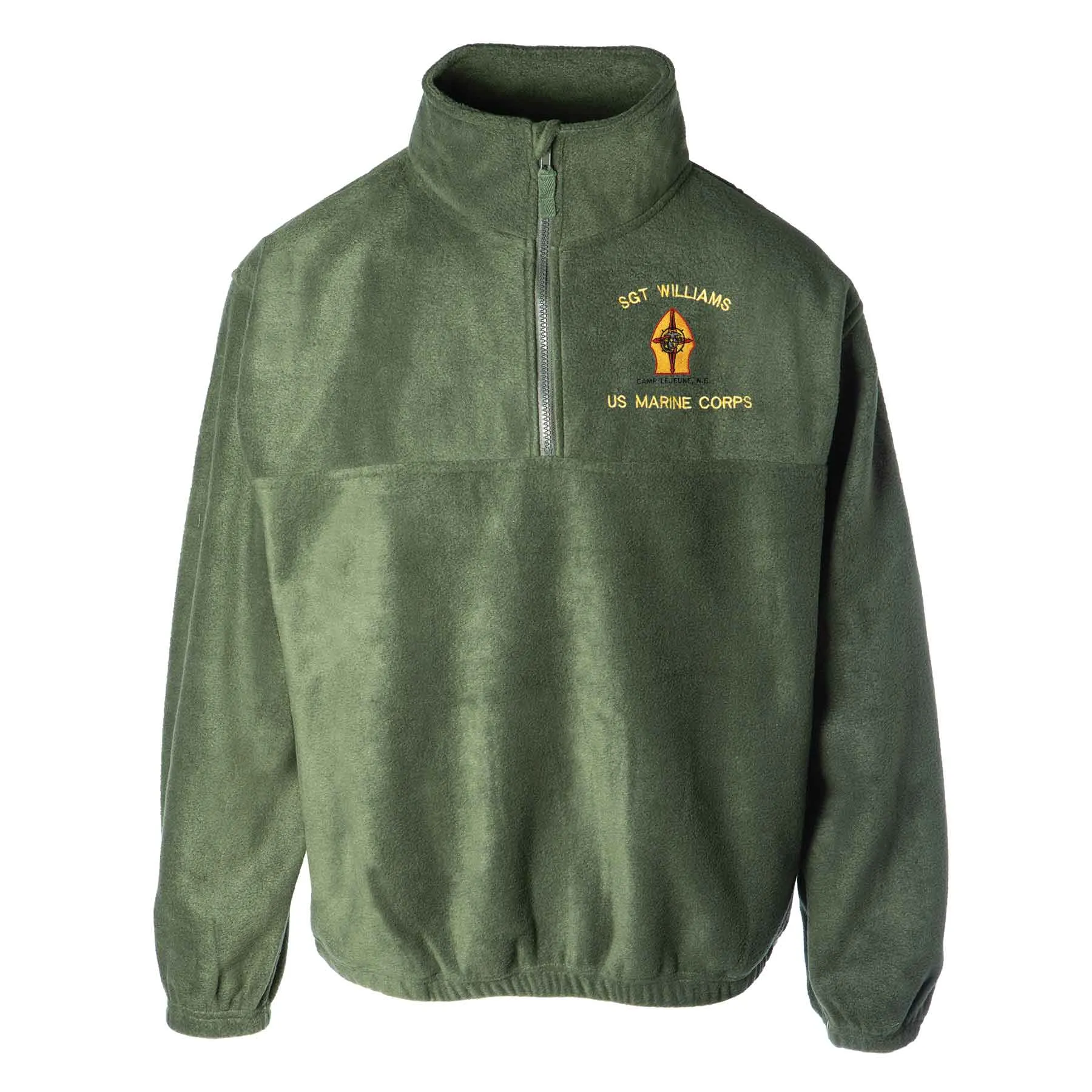 MCB Camp Lejeune Embroidered Fleece 1/4 Zip