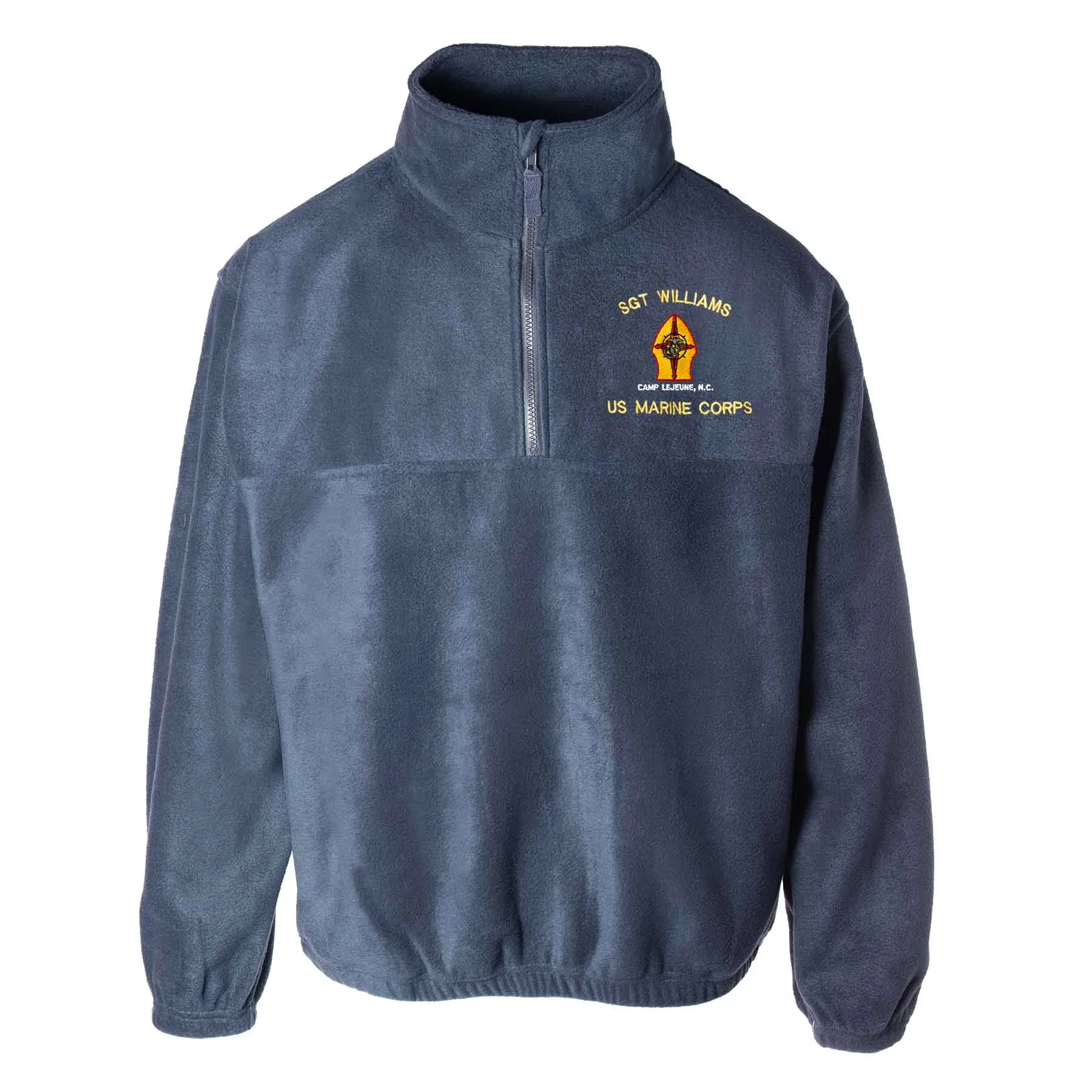 MCB Camp Lejeune Embroidered Fleece 1/4 Zip