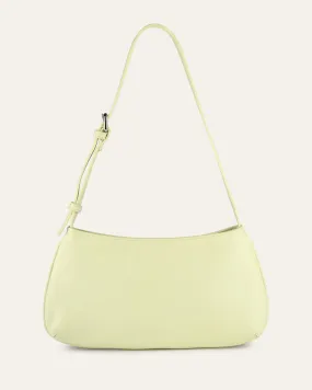 MEGAN SHOULDER BAG HONEYDEW GREEN LEATHER