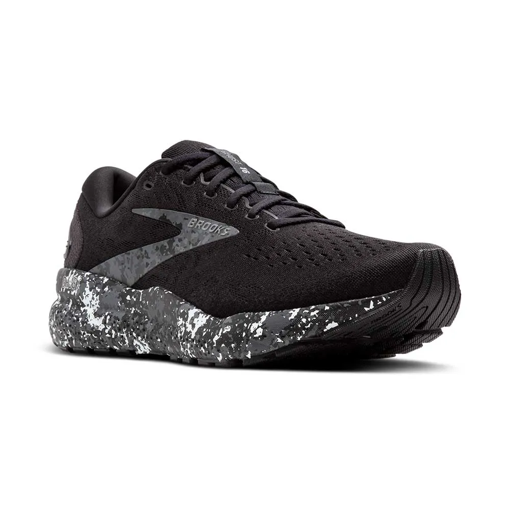 Men's Ghost 16 Running Shoe - Black/Iron/Lava - Regular (D)