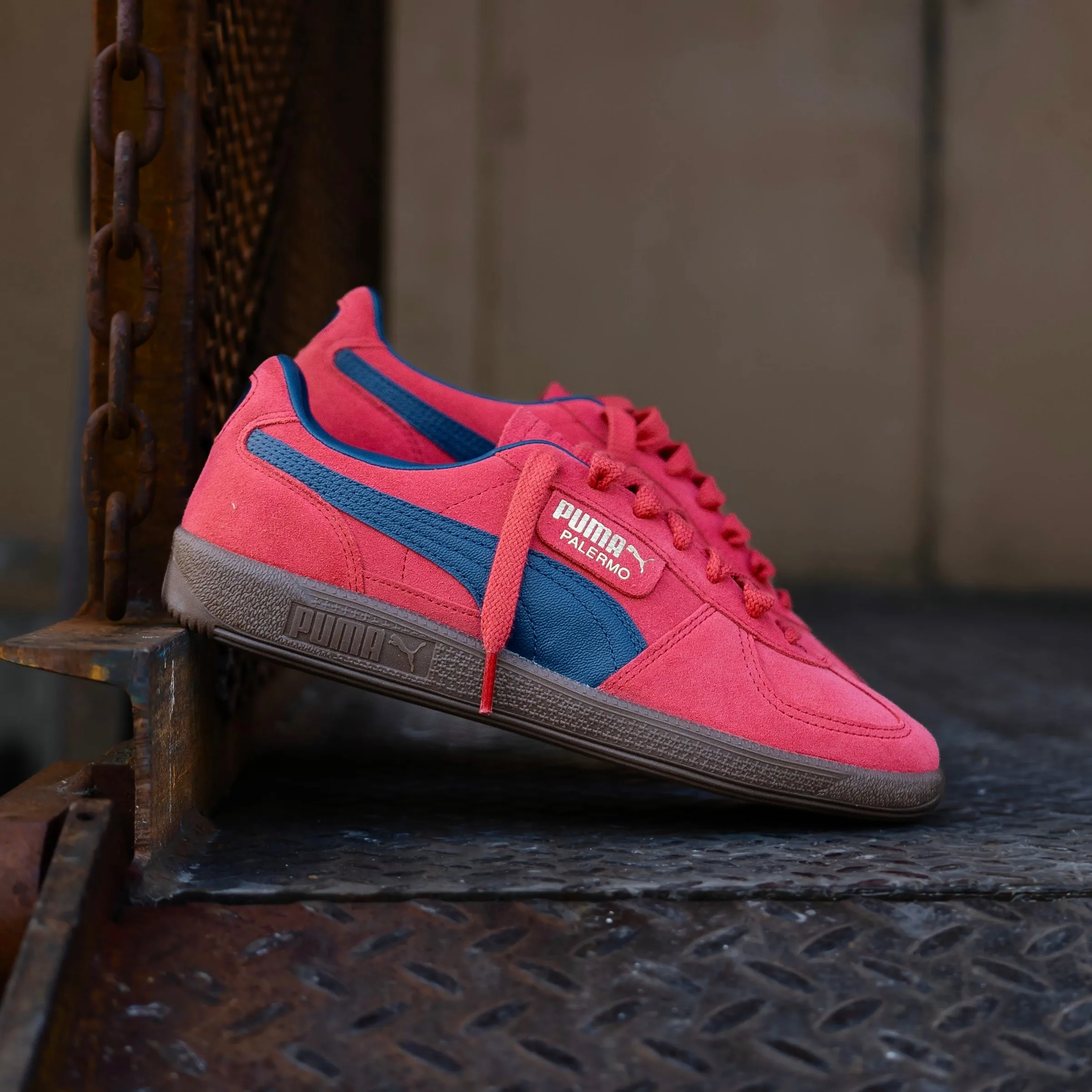 Mens Puma Palermo (Club Red/Club Navy)