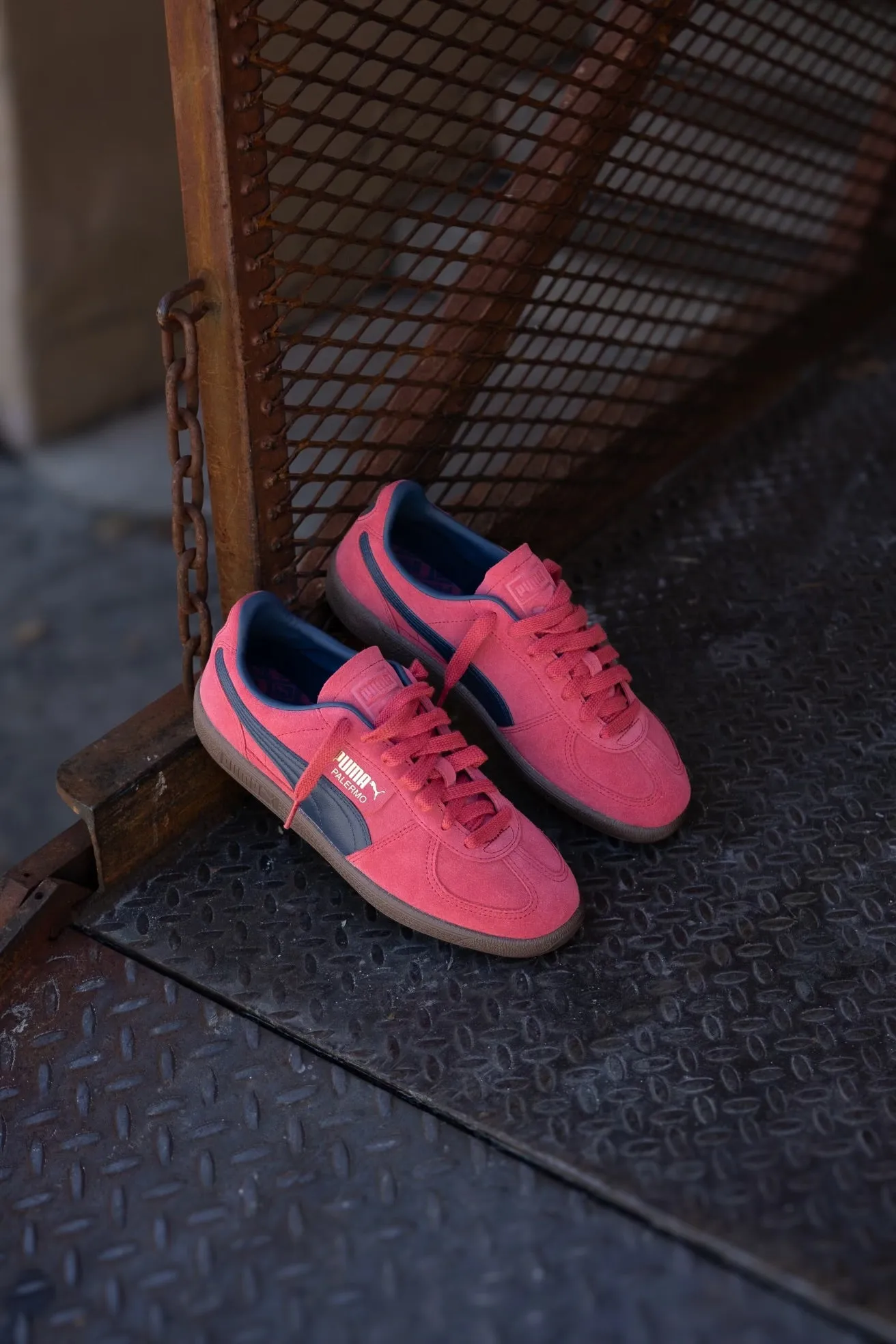 Mens Puma Palermo (Club Red/Club Navy)