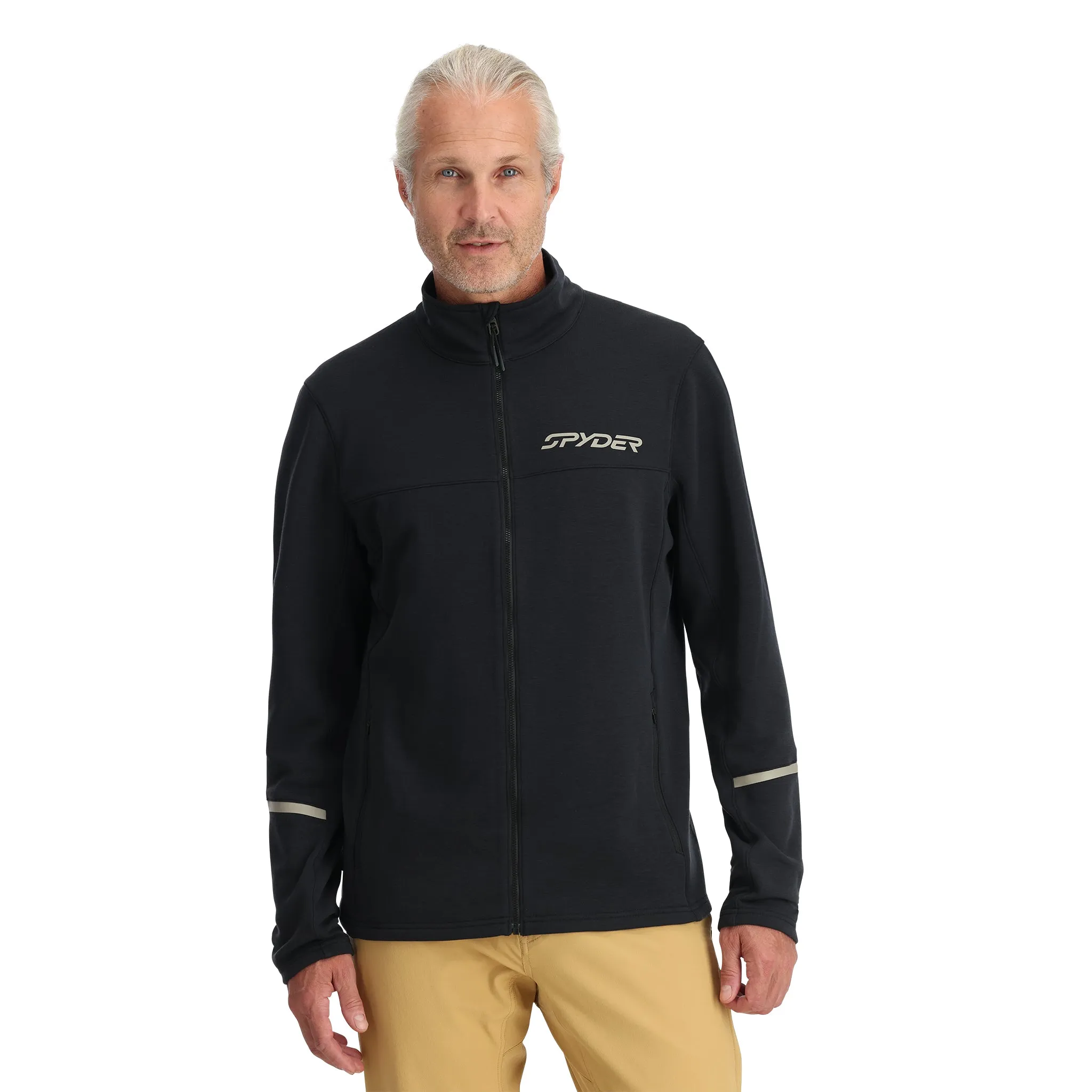 Mens Speed Fleece Full Zip - Black