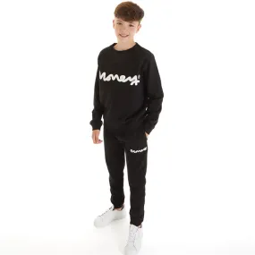 Money Boys Chop Sig Ape Crew Tracksuit Black