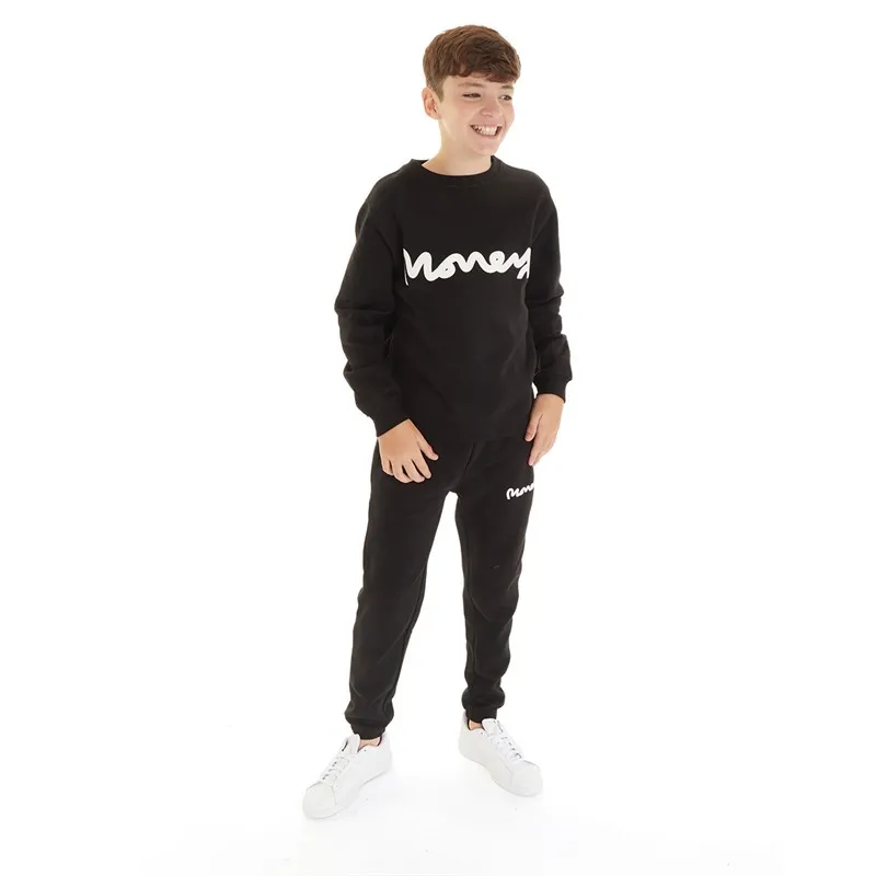 Money Boys Chop Sig Ape Crew Tracksuit Black