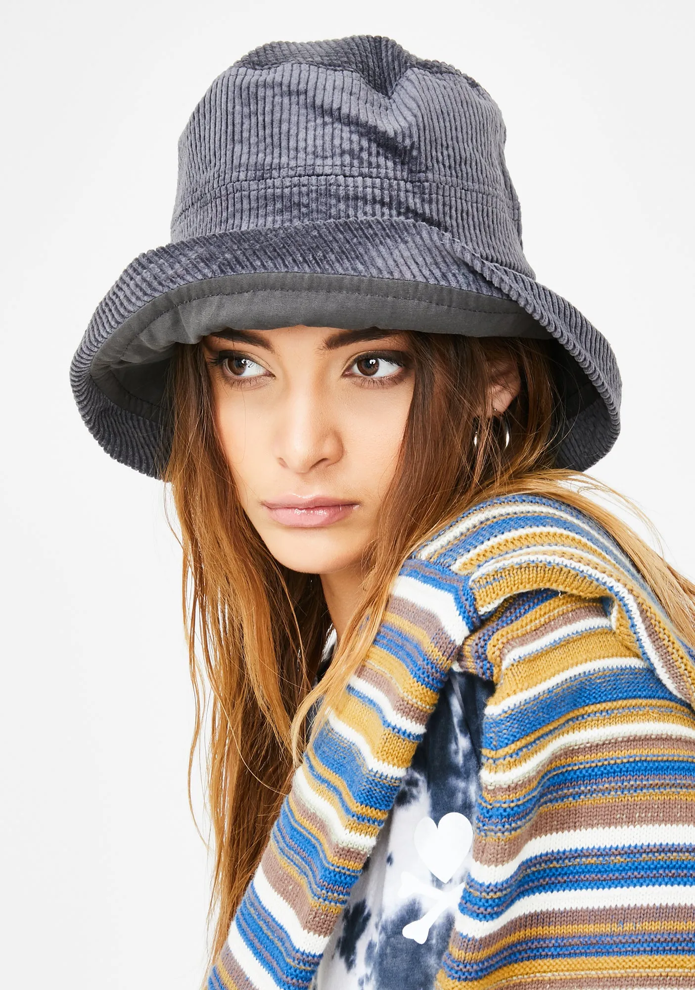 Moody Mornings Corduroy Bucket Hat-