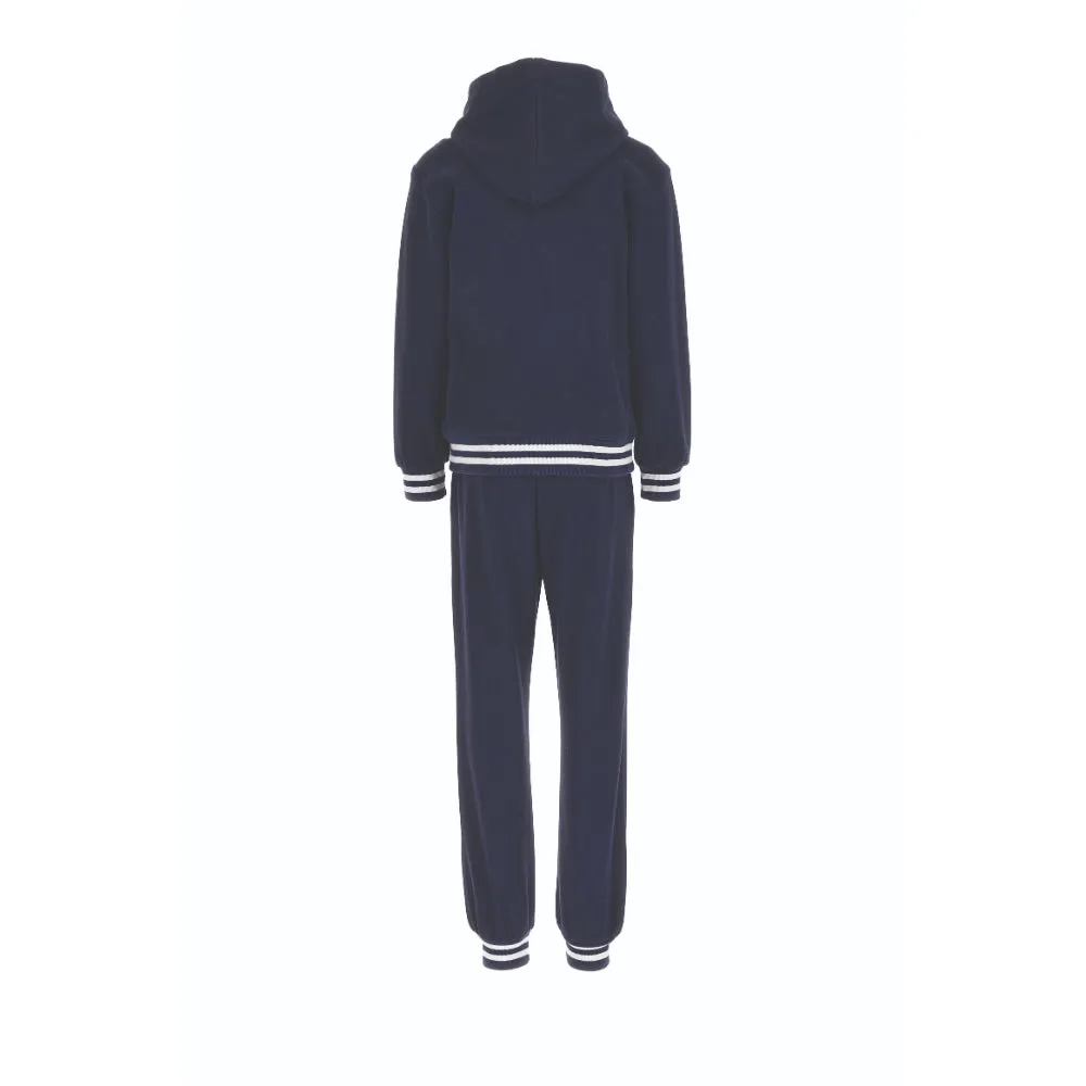 Moschino Kids Boy's Navy Teddy Logo Tracksuit