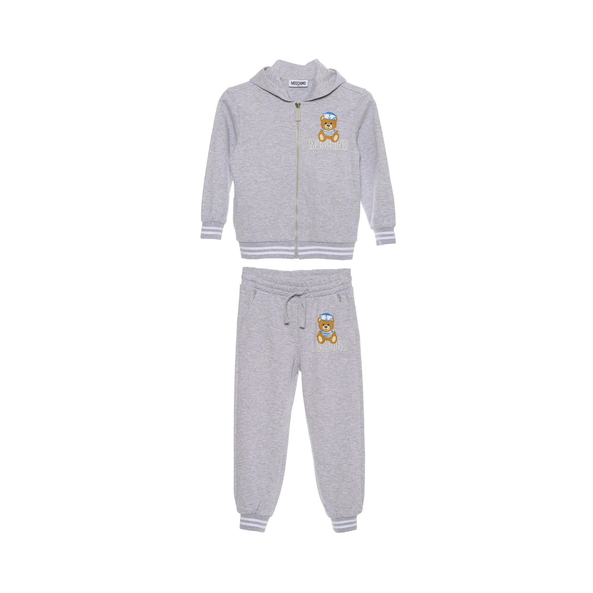 Moschino Kids Boy's Navy Teddy Logo Tracksuit