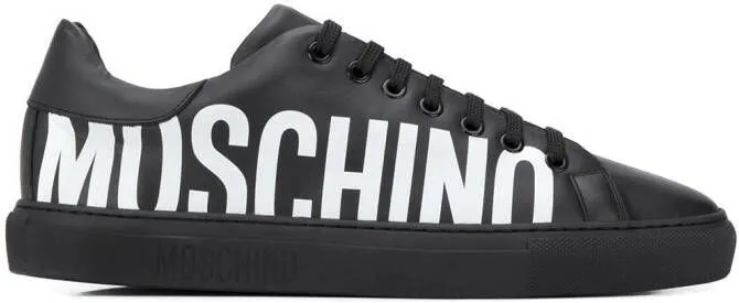 Moschino logo-print sneakers Black